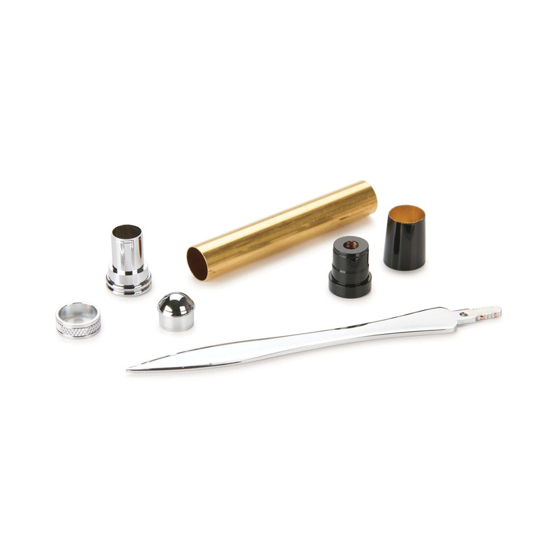 Wall St II Letter Opener Turning Kit - Finish:Chrome